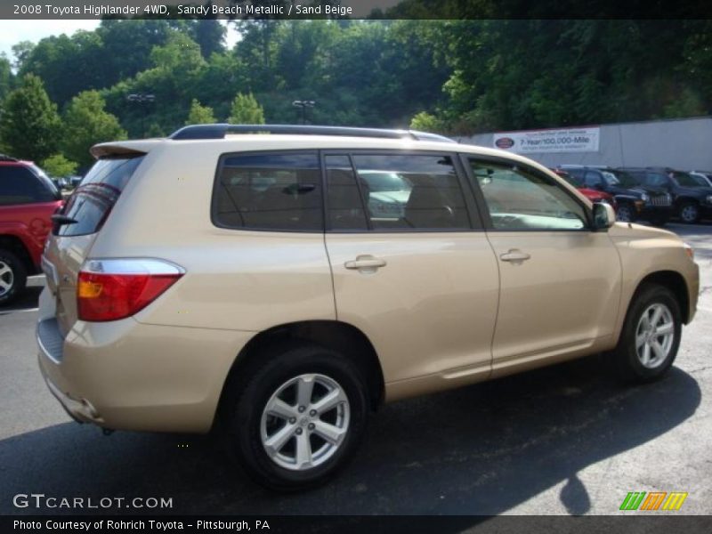 Sandy Beach Metallic / Sand Beige 2008 Toyota Highlander 4WD