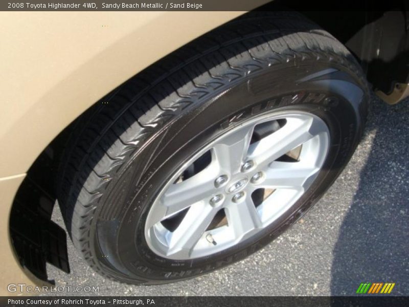 Sandy Beach Metallic / Sand Beige 2008 Toyota Highlander 4WD