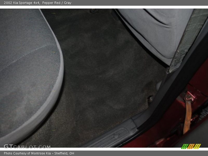 Pepper Red / Gray 2002 Kia Sportage 4x4