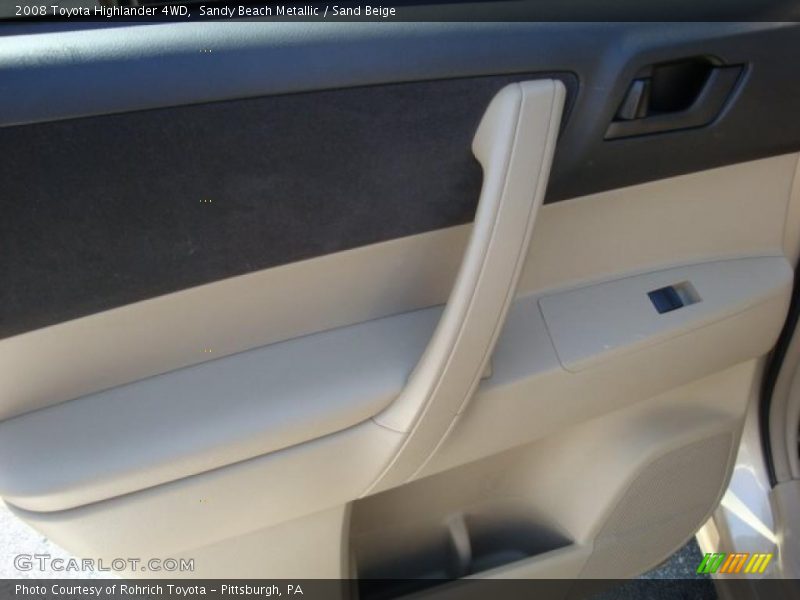 Sandy Beach Metallic / Sand Beige 2008 Toyota Highlander 4WD