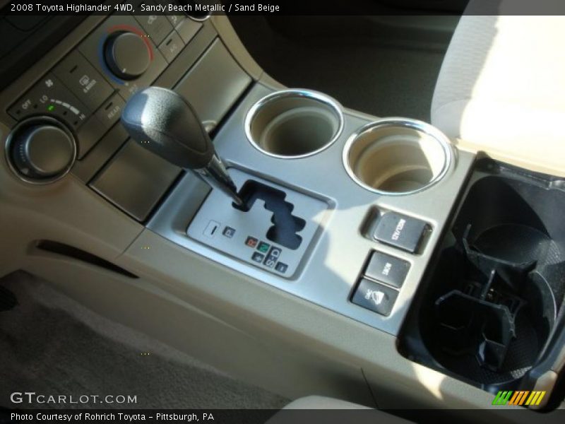 Sandy Beach Metallic / Sand Beige 2008 Toyota Highlander 4WD