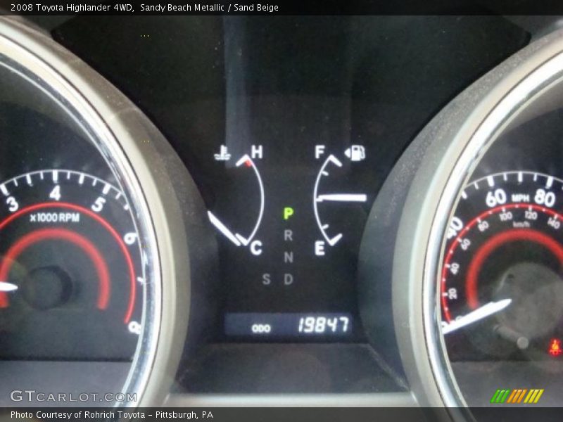 Sandy Beach Metallic / Sand Beige 2008 Toyota Highlander 4WD