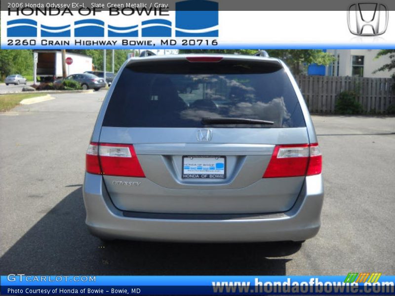 Slate Green Metallic / Gray 2006 Honda Odyssey EX-L