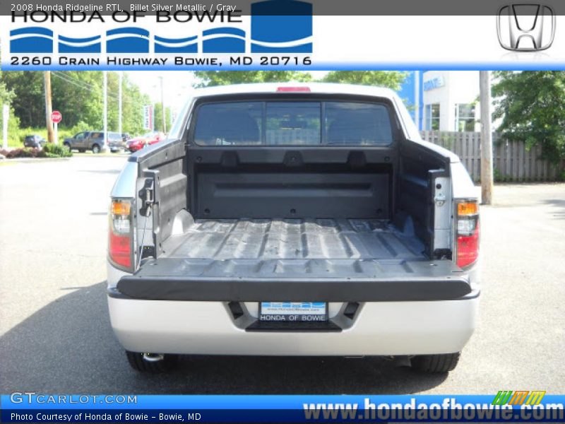 Billet Silver Metallic / Gray 2008 Honda Ridgeline RTL