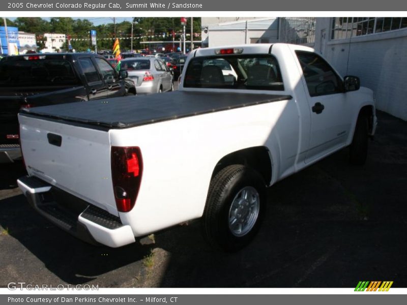 Summit White / Sandstone 2005 Chevrolet Colorado Regular Cab