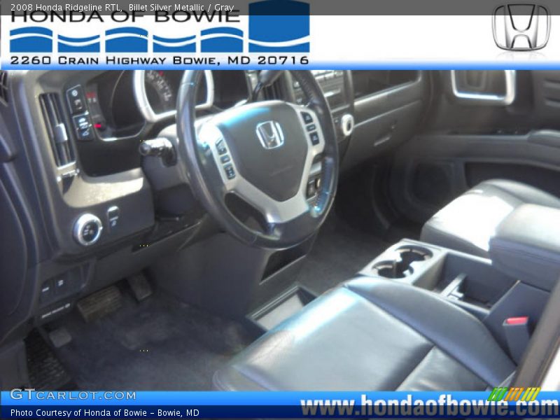 Billet Silver Metallic / Gray 2008 Honda Ridgeline RTL