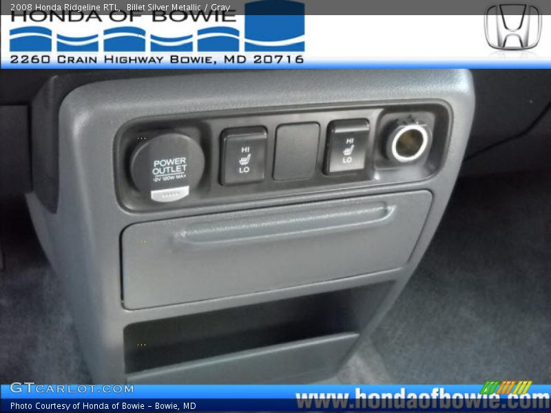 Billet Silver Metallic / Gray 2008 Honda Ridgeline RTL
