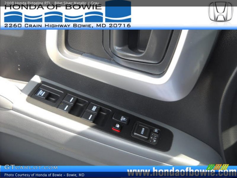 Billet Silver Metallic / Gray 2008 Honda Ridgeline RTL
