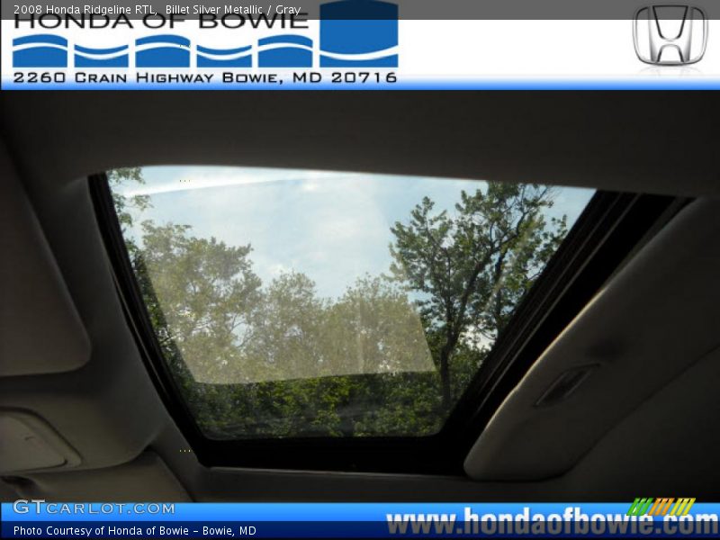 Billet Silver Metallic / Gray 2008 Honda Ridgeline RTL