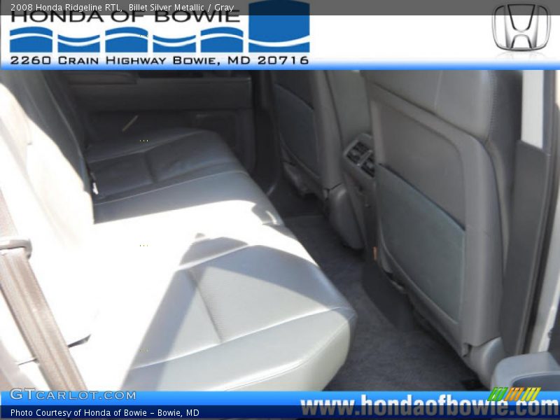 Billet Silver Metallic / Gray 2008 Honda Ridgeline RTL