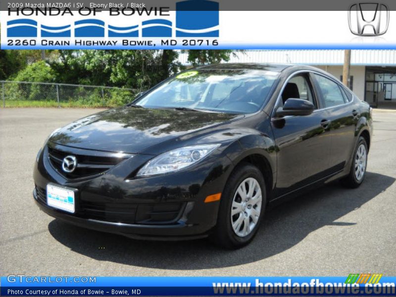 Ebony Black / Black 2009 Mazda MAZDA6 i SV