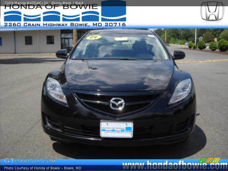 Ebony Black / Black 2009 Mazda MAZDA6 i SV