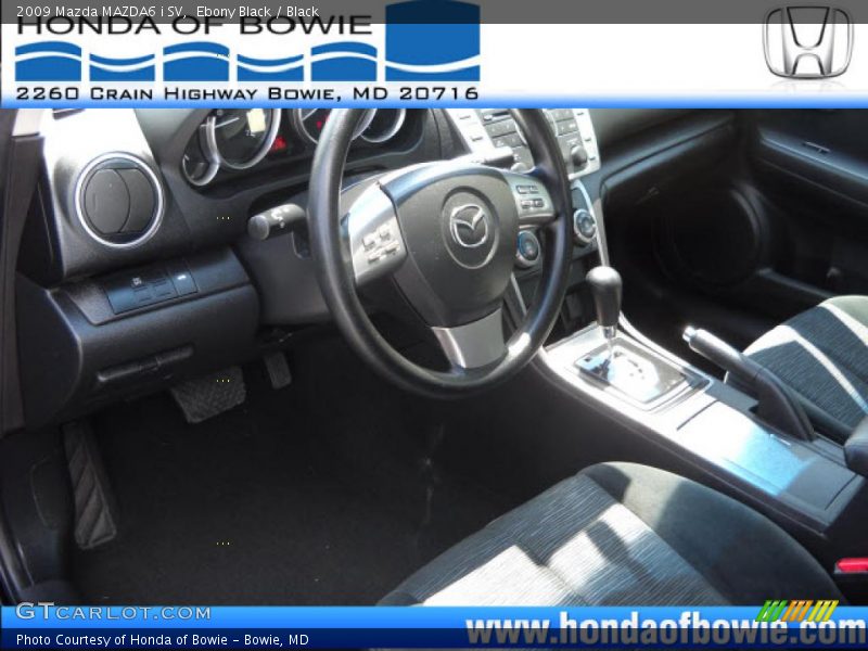 Ebony Black / Black 2009 Mazda MAZDA6 i SV