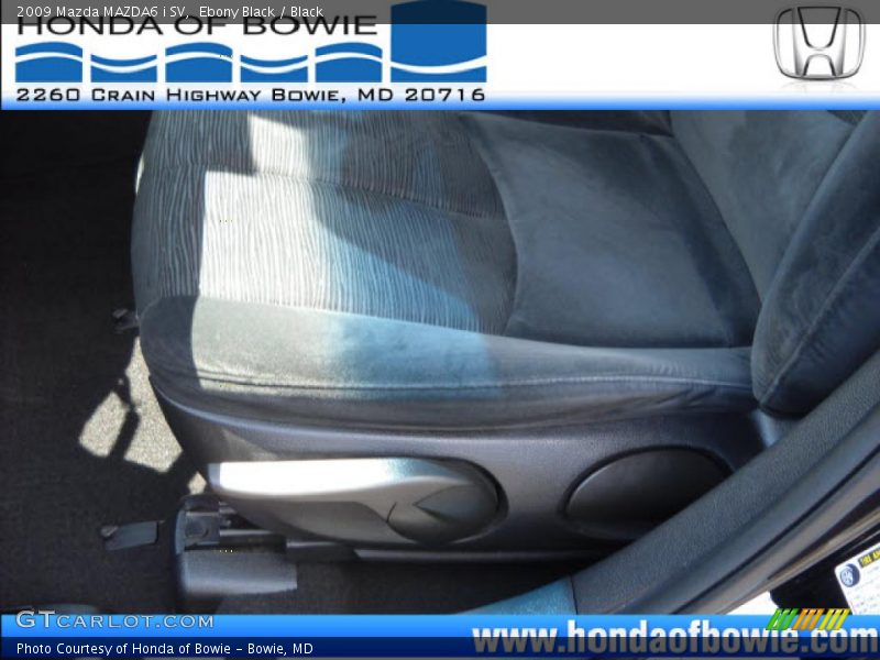 Ebony Black / Black 2009 Mazda MAZDA6 i SV
