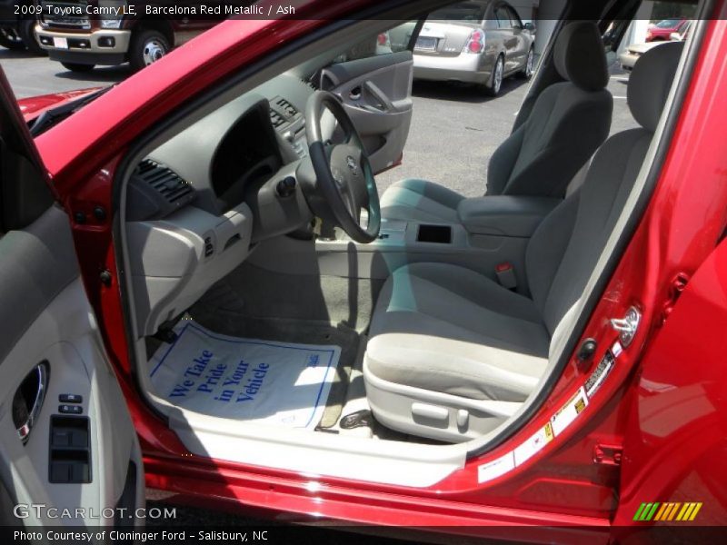 Barcelona Red Metallic / Ash 2009 Toyota Camry LE