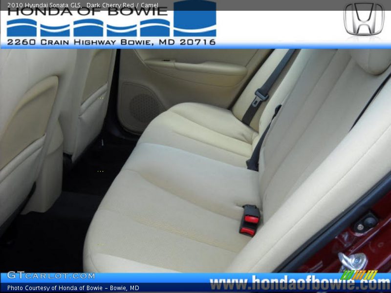 Dark Cherry Red / Camel 2010 Hyundai Sonata GLS