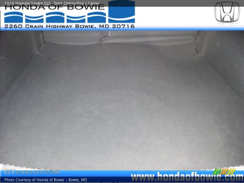 Dark Cherry Red / Camel 2010 Hyundai Sonata GLS