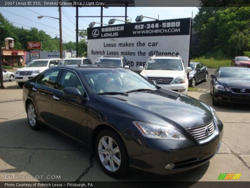 Smokey Granite Mica / Light Gray 2007 Lexus ES 350