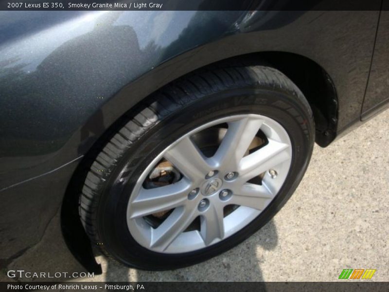 Smokey Granite Mica / Light Gray 2007 Lexus ES 350