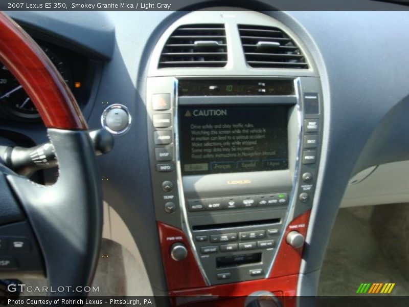 Smokey Granite Mica / Light Gray 2007 Lexus ES 350