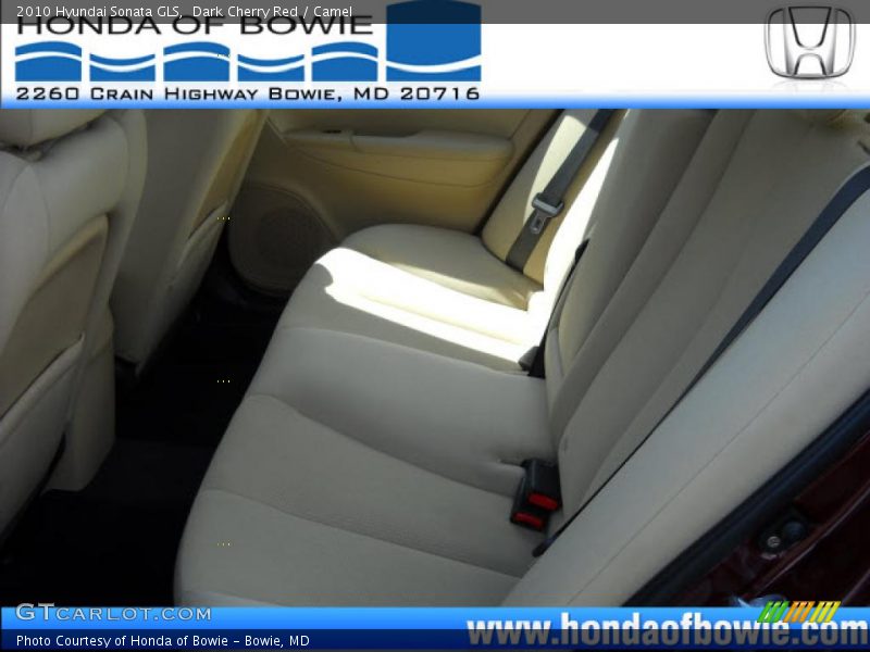 Dark Cherry Red / Camel 2010 Hyundai Sonata GLS