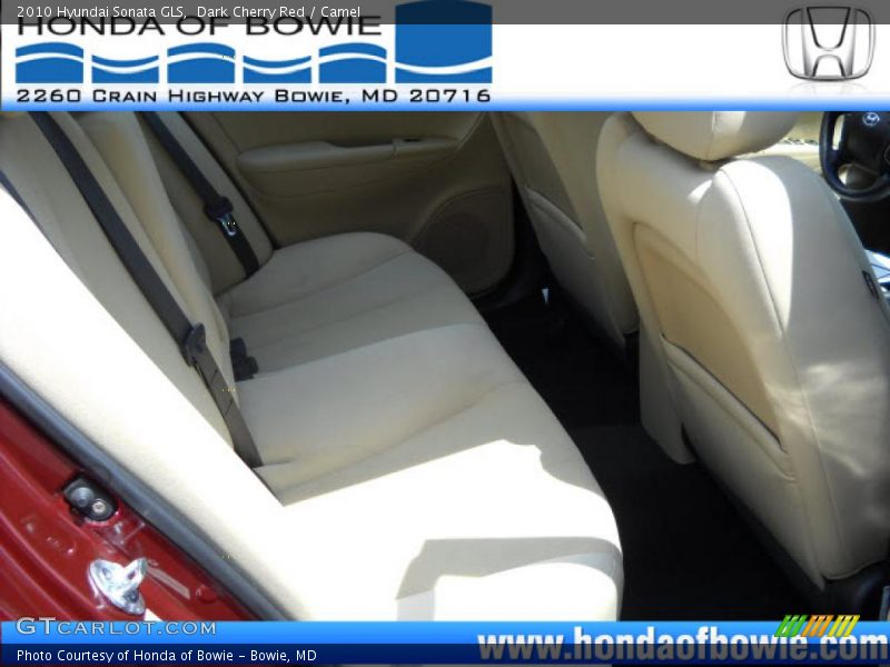 Dark Cherry Red / Camel 2010 Hyundai Sonata GLS
