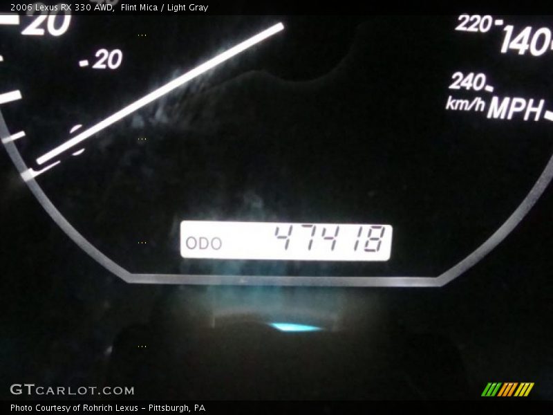 Flint Mica / Light Gray 2006 Lexus RX 330 AWD