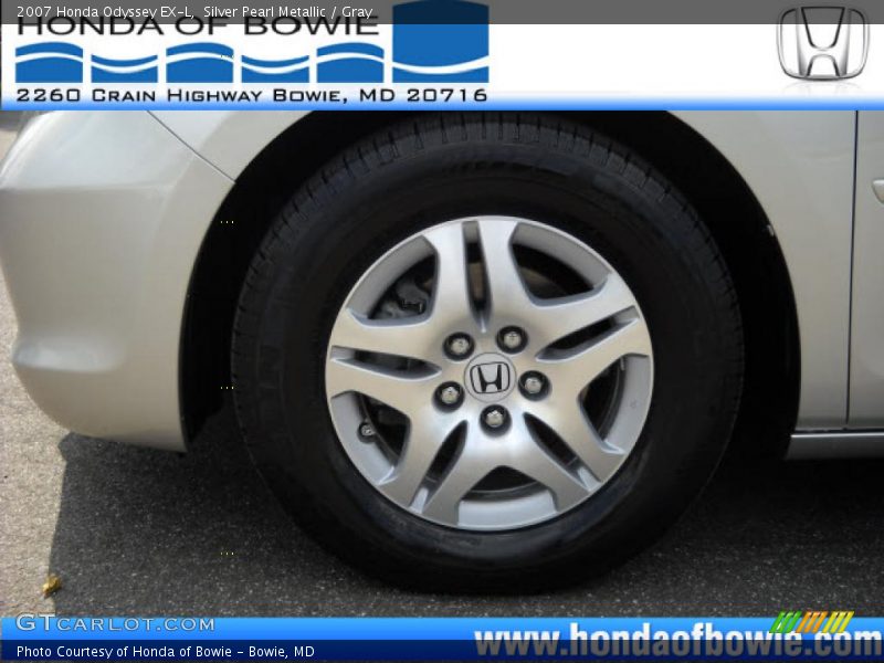 Silver Pearl Metallic / Gray 2007 Honda Odyssey EX-L