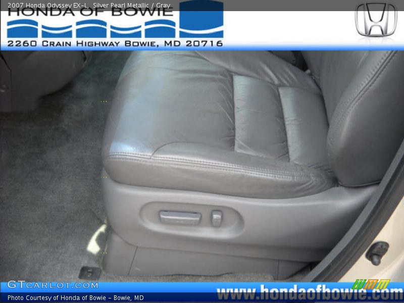 Silver Pearl Metallic / Gray 2007 Honda Odyssey EX-L