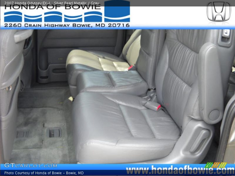 Silver Pearl Metallic / Gray 2007 Honda Odyssey EX-L