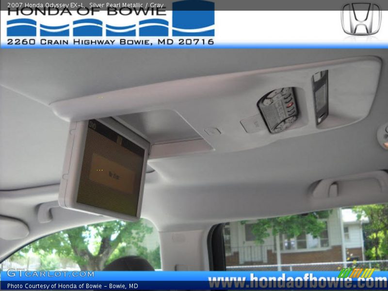 Silver Pearl Metallic / Gray 2007 Honda Odyssey EX-L