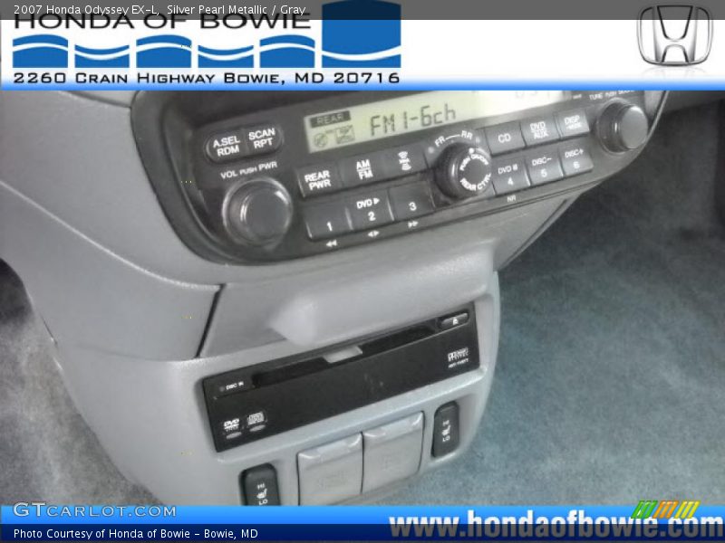 Silver Pearl Metallic / Gray 2007 Honda Odyssey EX-L