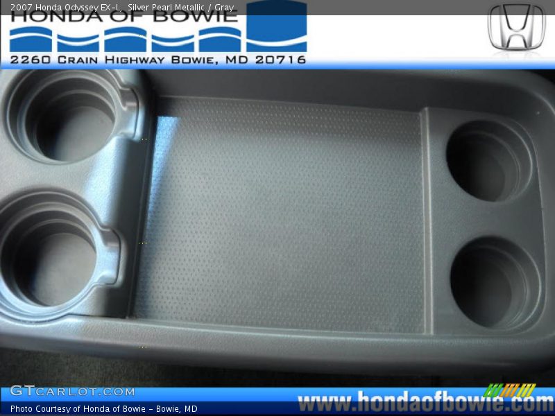 Silver Pearl Metallic / Gray 2007 Honda Odyssey EX-L