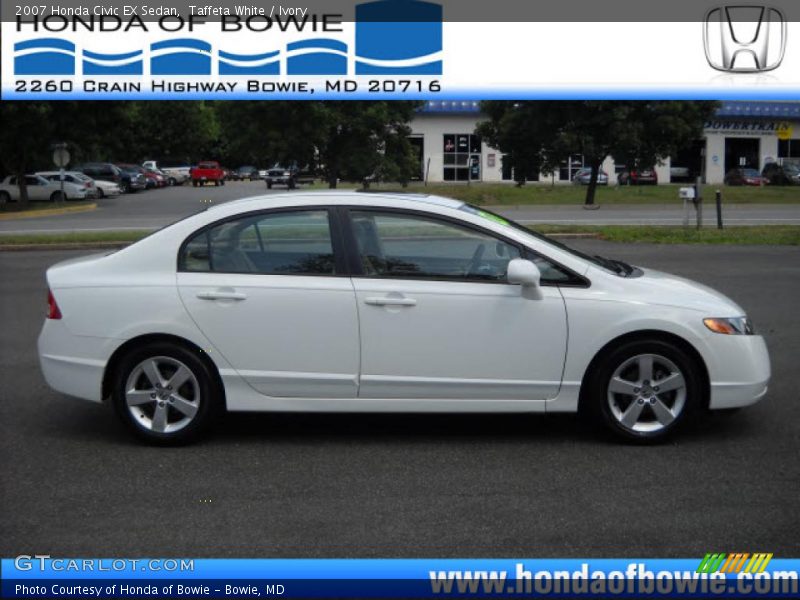 Taffeta White / Ivory 2007 Honda Civic EX Sedan