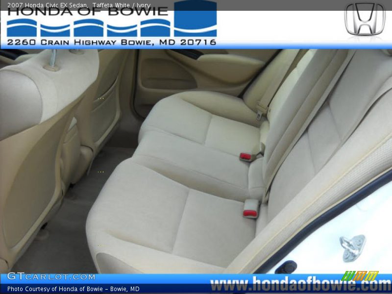 Taffeta White / Ivory 2007 Honda Civic EX Sedan