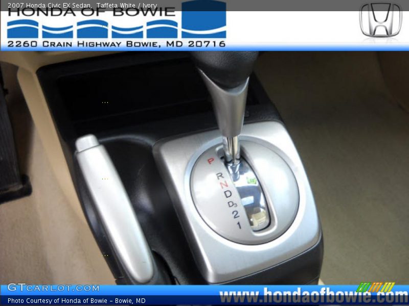 Taffeta White / Ivory 2007 Honda Civic EX Sedan