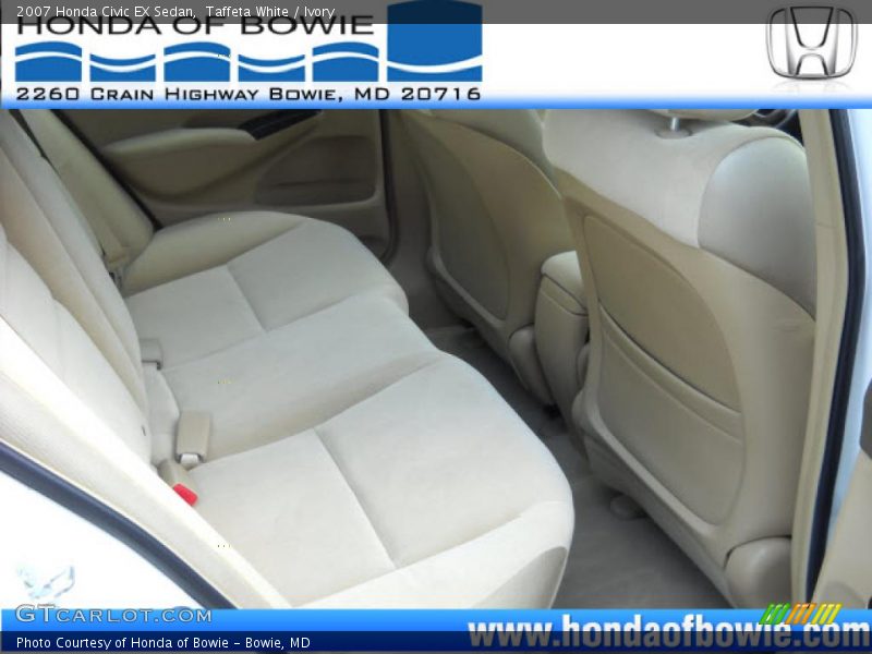 Taffeta White / Ivory 2007 Honda Civic EX Sedan