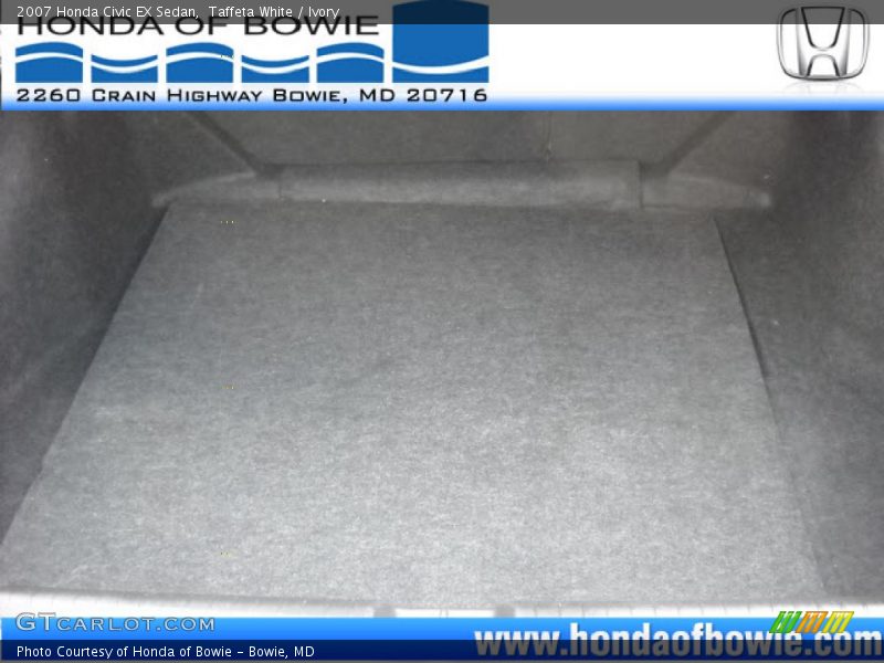 Taffeta White / Ivory 2007 Honda Civic EX Sedan