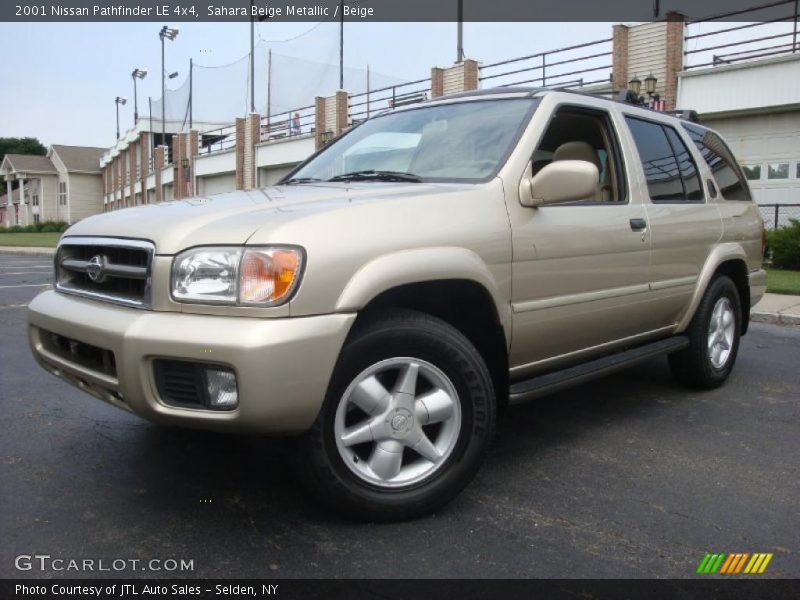 Sahara Beige Metallic / Beige 2001 Nissan Pathfinder LE 4x4