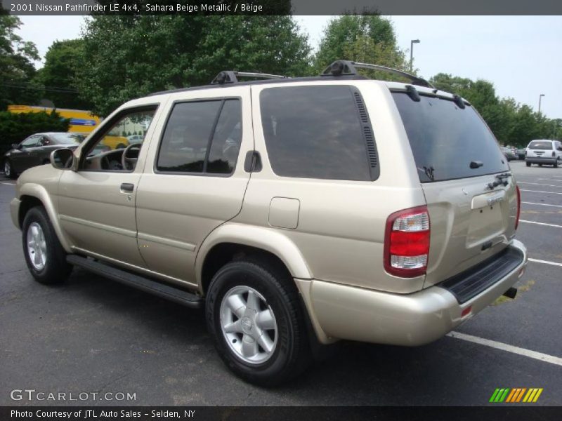 Sahara Beige Metallic / Beige 2001 Nissan Pathfinder LE 4x4