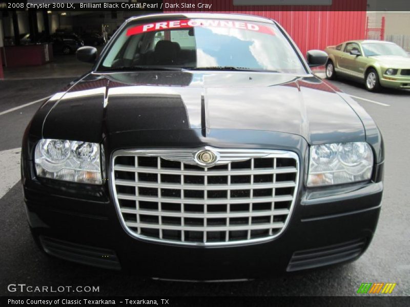 Brilliant Black Crystal Pearl / Dark Slate Gray 2008 Chrysler 300 LX