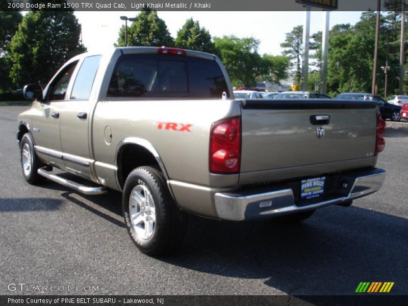 Light Khaki Metallic / Khaki 2008 Dodge Ram 1500 TRX Quad Cab