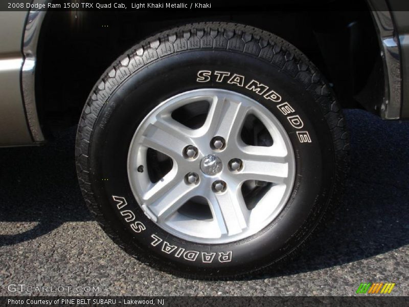 Light Khaki Metallic / Khaki 2008 Dodge Ram 1500 TRX Quad Cab