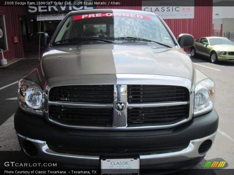 Light Khaki Metallic / Khaki 2008 Dodge Ram 1500 SXT Quad Cab