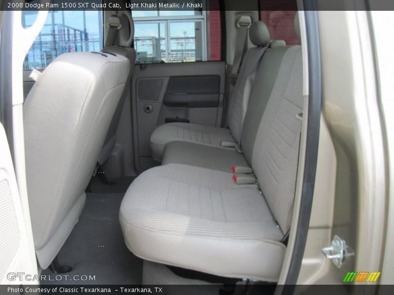 Light Khaki Metallic / Khaki 2008 Dodge Ram 1500 SXT Quad Cab