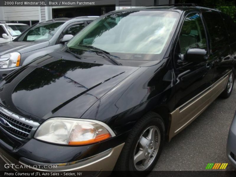 Black / Medium Parchment 2000 Ford Windstar SEL