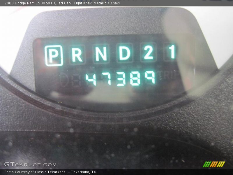 Light Khaki Metallic / Khaki 2008 Dodge Ram 1500 SXT Quad Cab