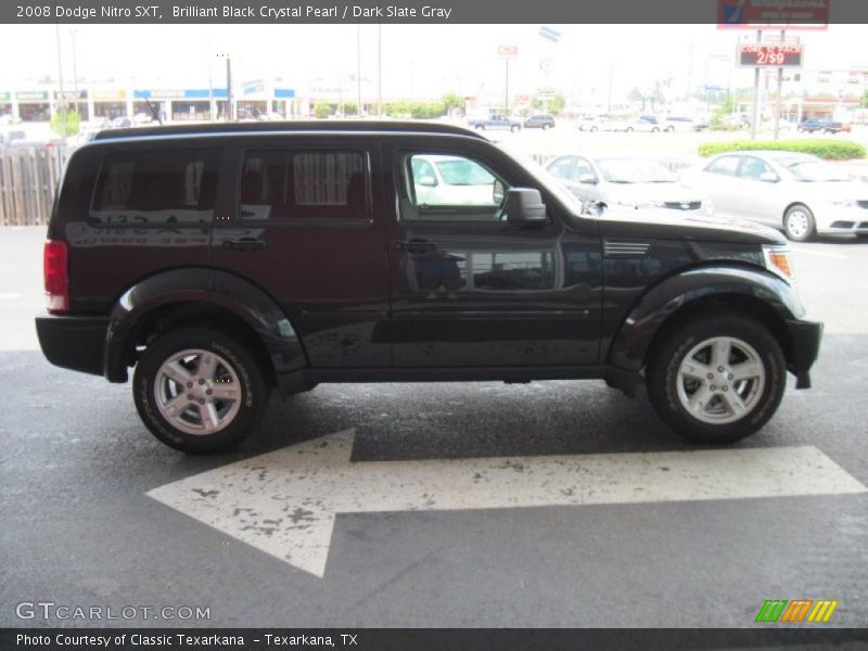 Brilliant Black Crystal Pearl / Dark Slate Gray 2008 Dodge Nitro SXT