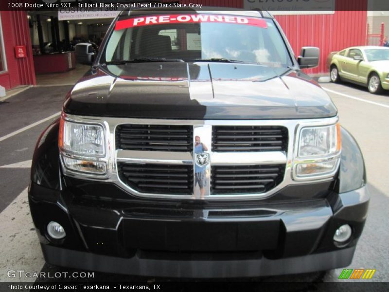 Brilliant Black Crystal Pearl / Dark Slate Gray 2008 Dodge Nitro SXT