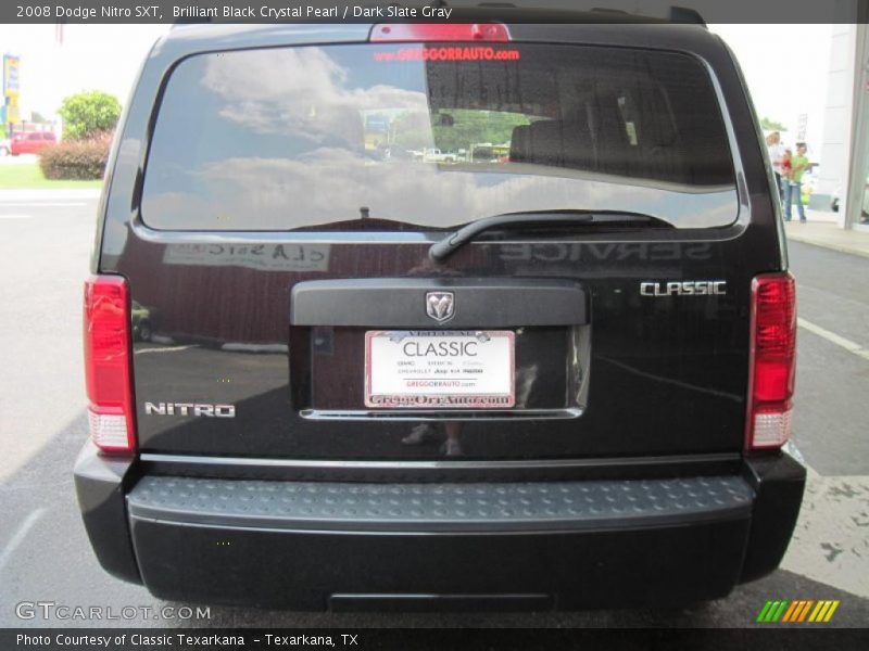 Brilliant Black Crystal Pearl / Dark Slate Gray 2008 Dodge Nitro SXT